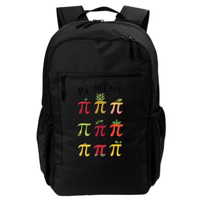 Pie Menu Funny Pi Day Pi 3 Daily Commute Backpack