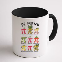Pie Menu Funny Pi Day Pi 3 Coffee Mug