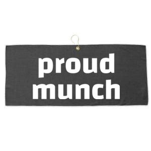 Proud Munch Funny Gift Large Microfiber Waffle Golf Towel