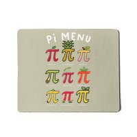 Pie Menu Funny Pi Day Pi 3 Mousepad