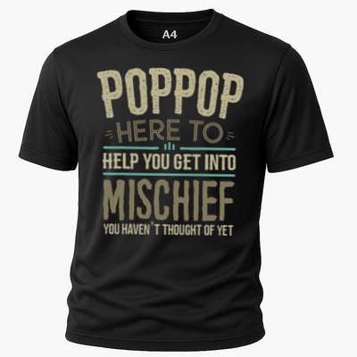 Poppop Mischief From Grandchildren Fathers Day Poppop Performance Shirt