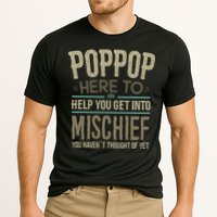 Poppop Mischief From Grandchildren Fathers Day Poppop Cooling Performance Crew T-Shirt
