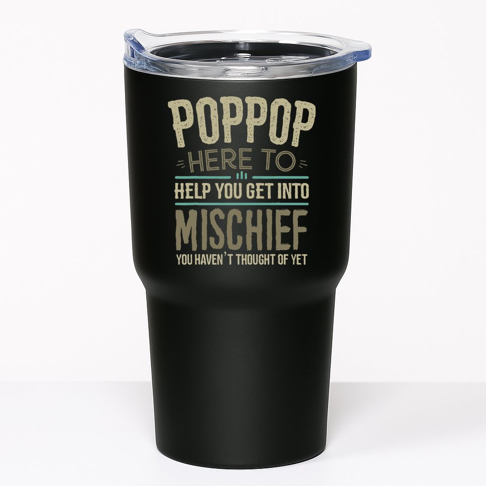 Poppop Mischief From Grandchildren Fathers Day Poppop Tumbler
