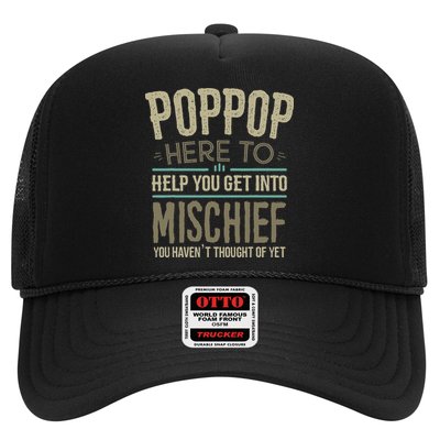 Poppop Mischief From Grandchildren Fathers Day Poppop Trucker Hat