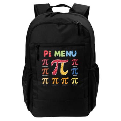 Pie Menu Funny Pi Day Pi 3 Daily Commute Backpack