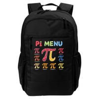 Pie Menu Funny Pi Day Pi 3 Daily Commute Backpack