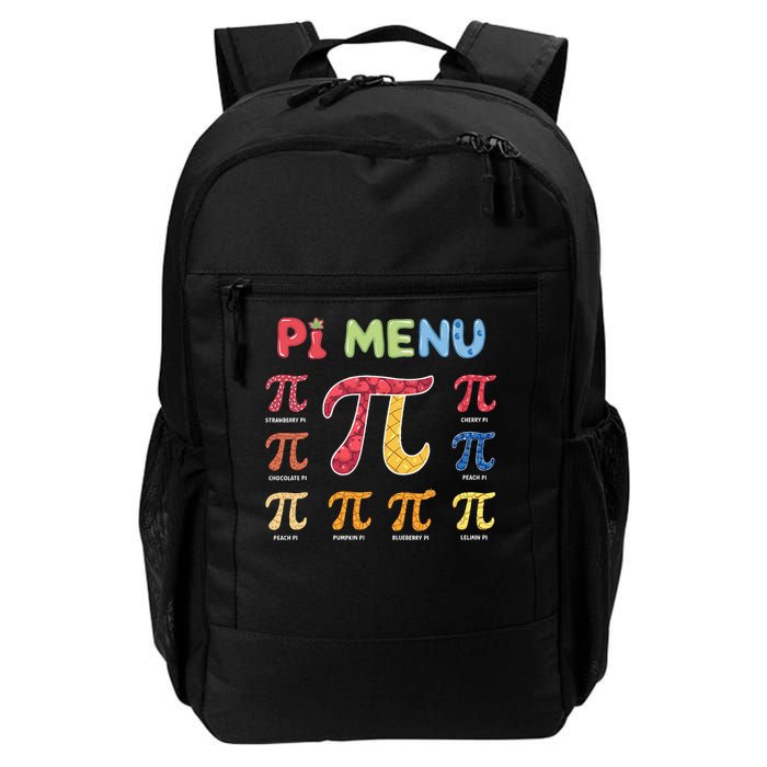 Pie Menu Funny Pi Day Pi 3 Daily Commute Backpack