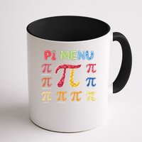 Pie Menu Funny Pi Day Pi 3 Coffee Mug