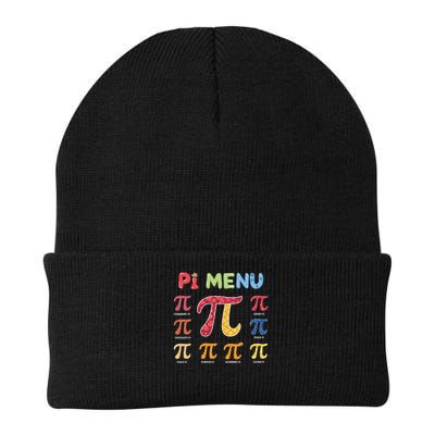 Pie Menu Funny Pi Day Pi 3 Knit Cap Winter Beanie