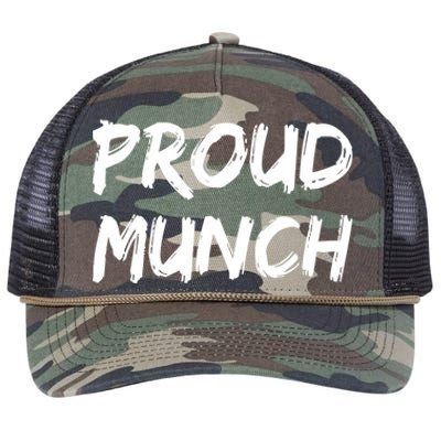 Proud Munch Funny Sarcastic Great Gift Retro Rope Trucker Hat Cap