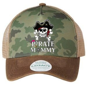 Pirate Mommy Funny Pirate Mom Legacy Tie Dye Trucker Hat