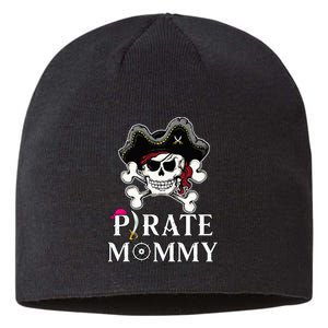 Pirate Mommy Funny Pirate Mom Sustainable Beanie