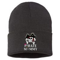 Pirate Mommy Funny Pirate Mom Sustainable Knit Beanie