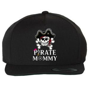 Pirate Mommy Funny Pirate Mom Wool Snapback Cap