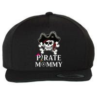 Pirate Mommy Funny Pirate Mom Wool Snapback Cap