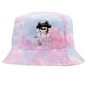 Pirate Mommy Funny Pirate Mom Tie-Dyed Bucket Hat