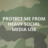 Protect Me From Heavy Social Media Use Legacy Tie Dye Trucker Hat