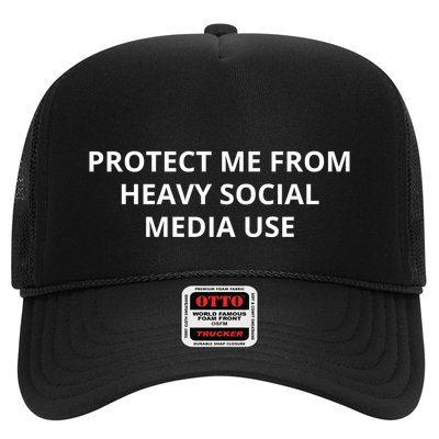 Protect Me From Heavy Social Media Use Trucker Hat