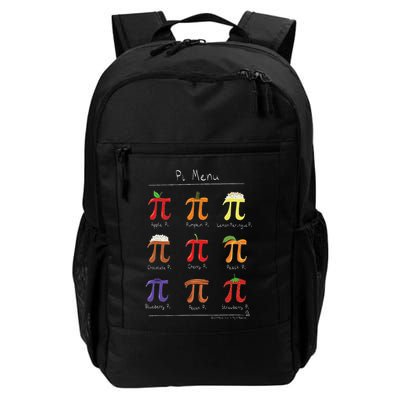 Pi Menu Funny Math Teacher Gift Daily Commute Backpack
