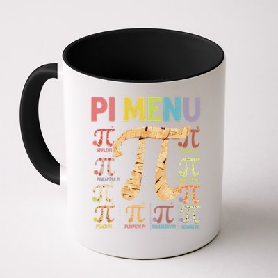 Pie Menu Funny Pi Day Pi 3 Coffee Mug