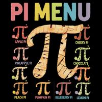 Pie Menu Funny Pi Day Pi 3 Poster
