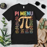 Pie Menu Funny Pi Day Pi 3 Premium T-Shirt