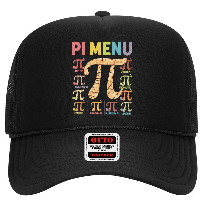 Pie Menu Funny Pi Day Pi 3 Trucker Hat