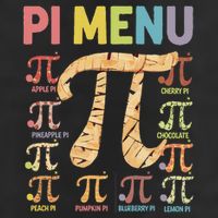 Pie Menu Funny Pi Day Pi 3 Trucker Hat