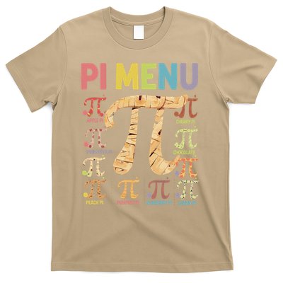 Pie Menu Funny Pi Day Pi 3 T-Shirt