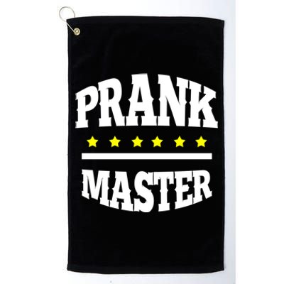 Prank Master Funny 1st April Jokes Cool April Fools Day Gift Platinum Collection Golf Towel