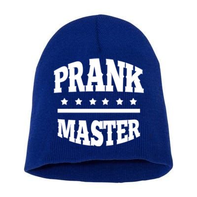 Prank Master Funny 1st April Jokes Cool April Fools Day Great Gift Short Acrylic Beanie