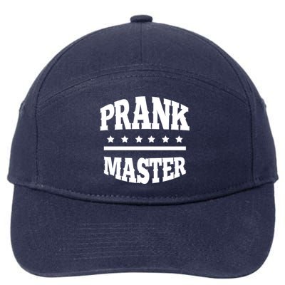 Prank Master Funny 1st April Jokes Cool April Fools Day Great Gift 7-Panel Snapback Hat