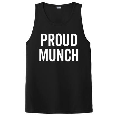 Proud Munch Funny Text Phrase Saying Slogan Gift PosiCharge Competitor Tank