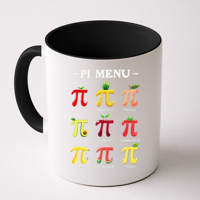Pie Menu Funny Pi Day Pi 3 Coffee Mug