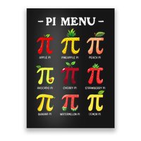 Pie Menu Funny Pi Day Pi 3 Poster