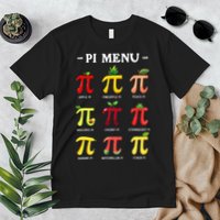 Pie Menu Funny Pi Day Pi 3 Premium T-Shirt