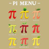Pie Menu Funny Pi Day Pi 3 Mousepad
