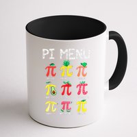 Pie Menu Funny Pi Day Pi 3 Coffee Mug