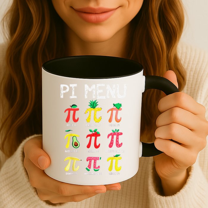 Pie Menu Funny Pi Day Pi 3 Coffee Mug