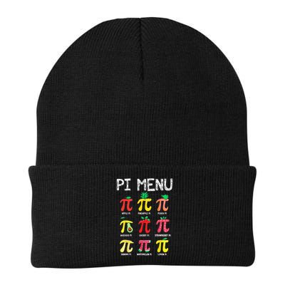Pie Menu Funny Pi Day Pi 3 Knit Cap Winter Beanie