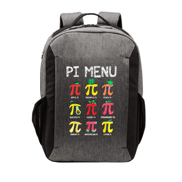 Pie Menu Funny Pi Day Pi 3 Vector Backpack