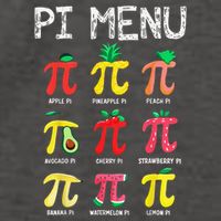 Pie Menu Funny Pi Day Pi 3 Vector Backpack