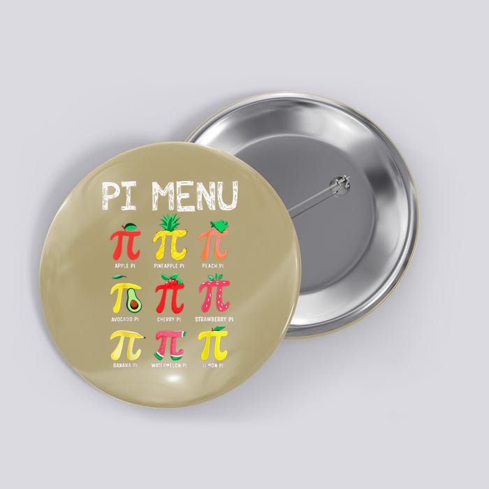 Pie Menu Funny Pi Day Pi 3 Button
