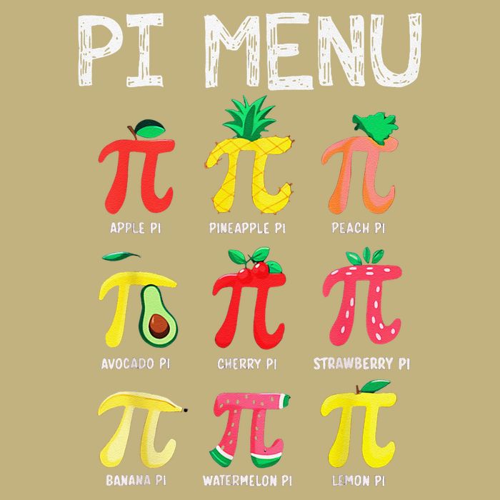 Pie Menu Funny Pi Day Pi 3 Mousepad