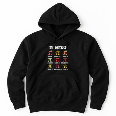Pie Menu Funny Pi Day Pi 314 Math Teacher Hoodie