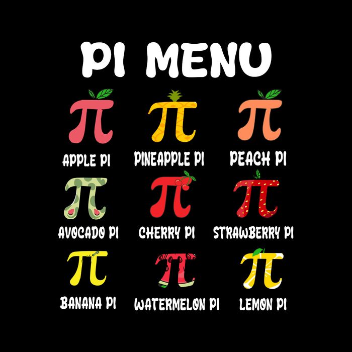 Pie Menu Funny Pi Day Pi 314 Math Teacher 7-Panel Snapback Hat