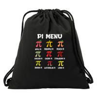 Pie Menu Funny Pi Day Pi 314 Math Teacher Drawstring Bag
