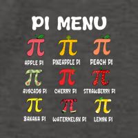 Pie Menu Funny Pi Day Pi 314 Math Teacher Vector Backpack