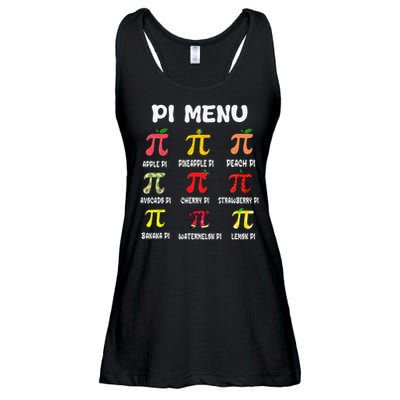 Pie Menu Funny Pi Day Pi 3 Ladies Essential Flowy Tank