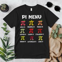 Pie Menu Funny Pi Day Pi 3 Premium T-Shirt